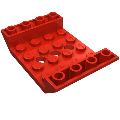 Part 60219 - Slope, Inverted 45 6 x 4 Double with 4 x 4 Cutout and 3 Holes - De BrickPlaats