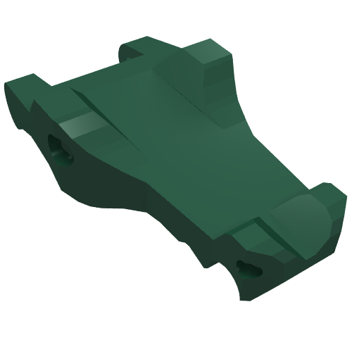 Part 6027 - Alligator / Crocodile / Dragon Jaw Upper / Dinosaur Tongue - De BrickPlaats