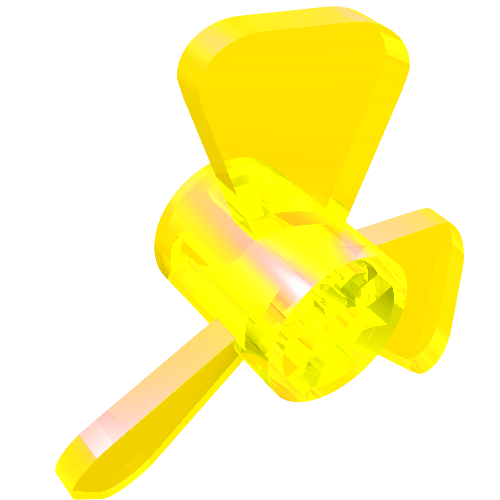 Part 6041 - Propeller 3 Blade 3 Diameter with Axle Hole - De BrickPlaats