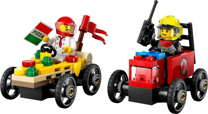 Set 60458 - Pizza vs. Fire Truck - De BrickPlaats