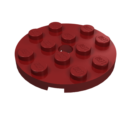 Part 60474 - Plate, Round 4 x 4 with Hole - De BrickPlaats