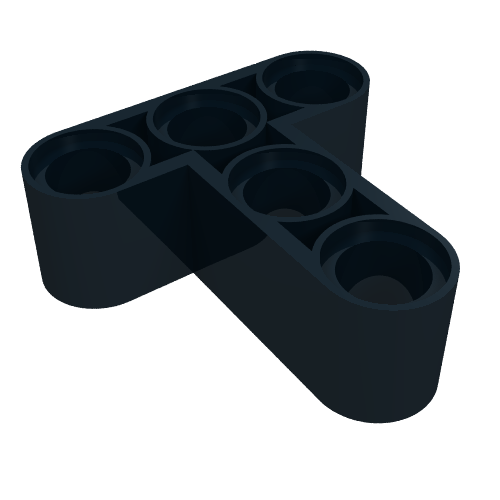 Part 60484 - Technic, Liftarm, Modified T-Shape Thick 3 x 3 - De BrickPlaats