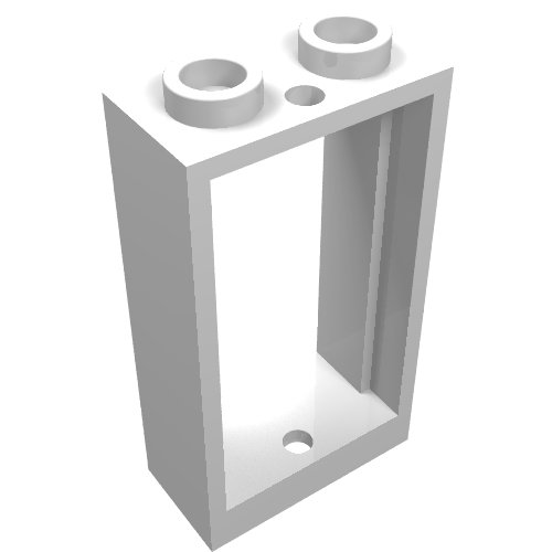 Part 60593 - Window 1 x 2 x 3 Flat Front - De BrickPlaats