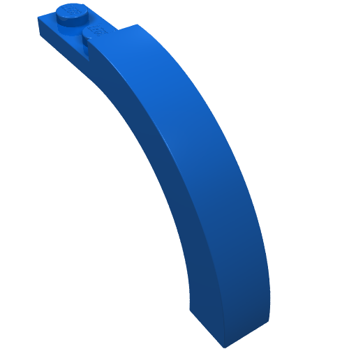 Part 6060 - Arch 1 x 6 x 3 1/3 Curved Top - De BrickPlaats