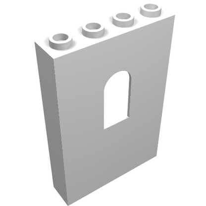 Part 60808 - Panel 1 x 4 x 5 Wall with Window - De BrickPlaats