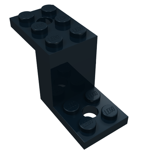 Part 6087 - Bracket 5 x 2 x 2 1/3 with 2 Holes - De BrickPlaats