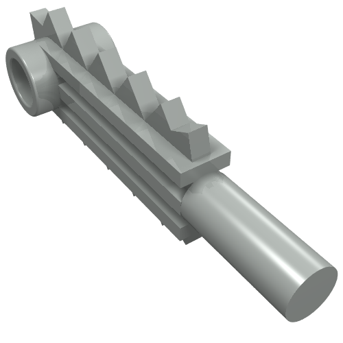 Part 6117 - Minifigure, Utensil Tool Chainsaw Blade - De BrickPlaats