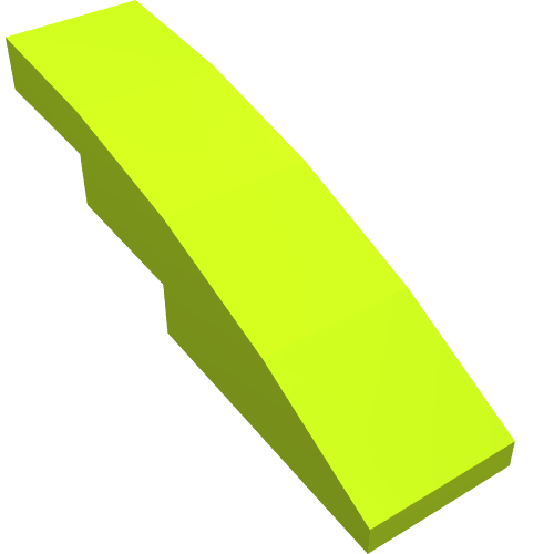 Part 61678 - Slope, Curved 4 x 1 - De BrickPlaats