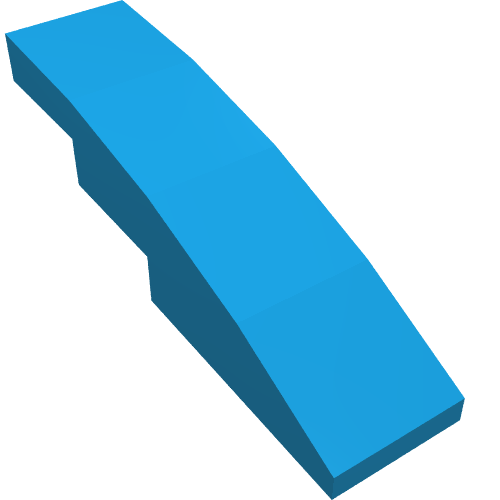 Part 61678 - Slope, Curved 4 x 1 - De BrickPlaats