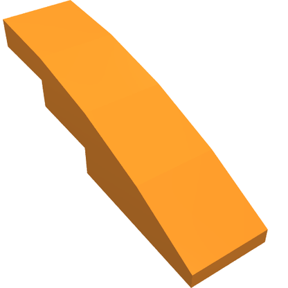 Part 61678 - Slope, Curved 4 x 1 - De BrickPlaats
