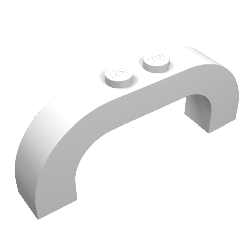 Part 6183 - Arch 1 x 6 x 2 Curved Top - De BrickPlaats