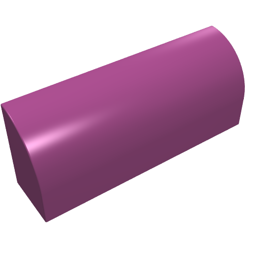 Part 6191 - Slope, Curved 1 x 4 x 1 1/3 - De BrickPlaats