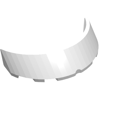 Part 62360 - Windscreen 3 x 6 x 1 Curved - De BrickPlaats