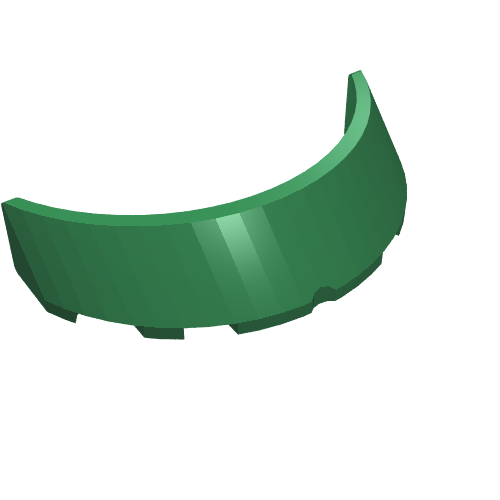 Part 62360 - Windscreen 3 x 6 x 1 Curved - De BrickPlaats