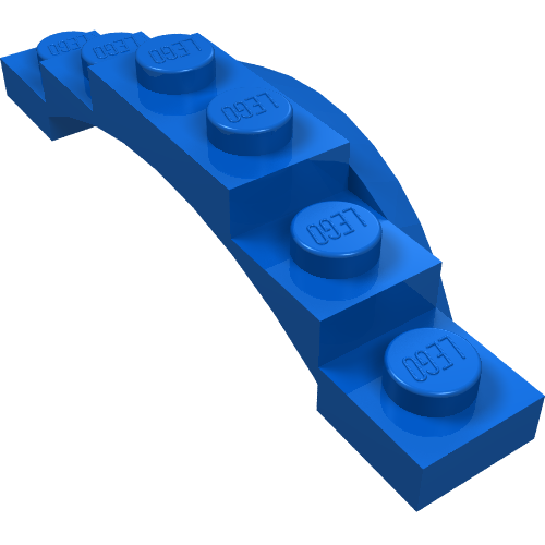Part 62361 - Vehicle, Mudguard 1 1/2 x 6 x 1 with Arch - De BrickPlaats