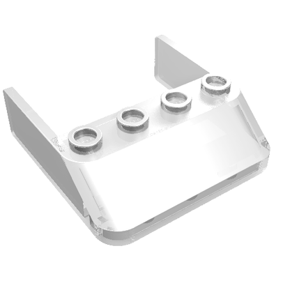 Part 6238 - Windscreen 4 x 4 x 1 - De BrickPlaats