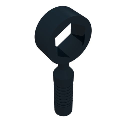 Part 6246d - Minifigure, Utensil Tool Box Wrench - 6-Rib Handle - De BrickPlaats