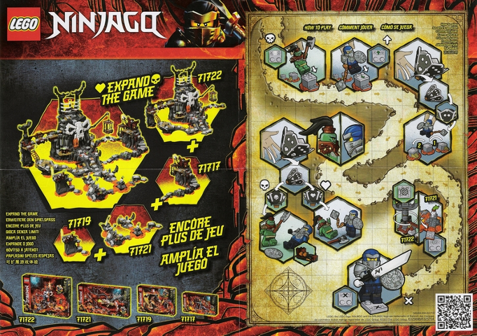 Gear 6325698 - NINJAGO Skull Dungeons Game Board - De BrickPlaats