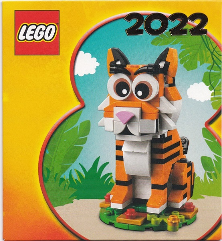 Gear 6356562 - Envelope, Cardboard, 2022 Year of the Tiger - Set 40491 - De BrickPlaats