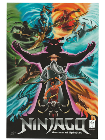 Gear 6359202 - Ninjago Poster 2021, Masters of Spinjitzu - De BrickPlaats
