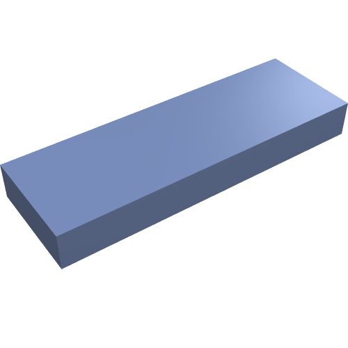 Part 63864 - Tile 1 x 3 - De BrickPlaats