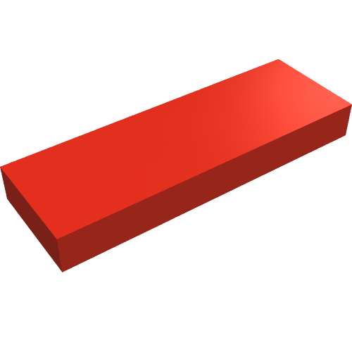 Part 63864 - Tile 1 x 3 - De BrickPlaats