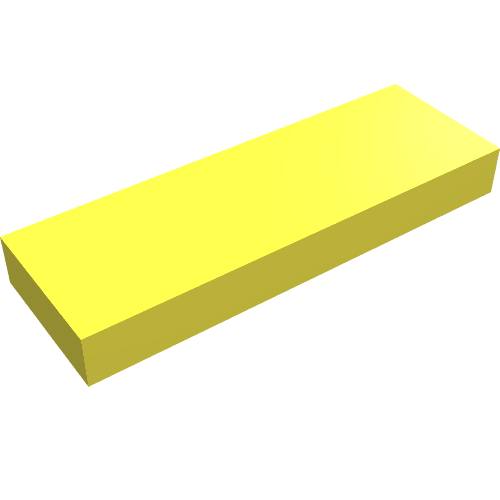 Part 63864 - Tile 1 x 3 - De BrickPlaats
