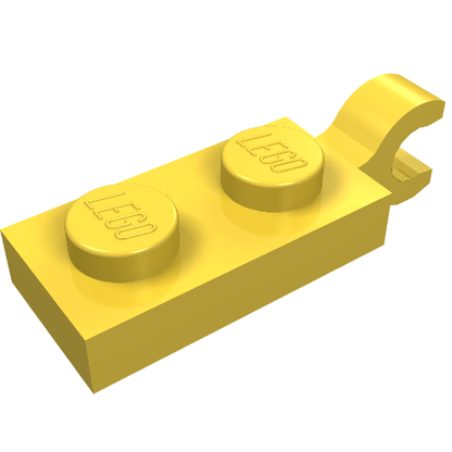 Part 63868 - Plate, Modified 1 x 2 with Clip on End (Horizontal Grip) - De BrickPlaats
