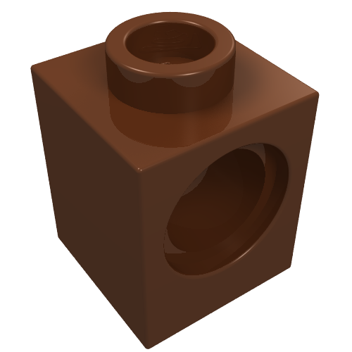 Part 6541 - Technic, Brick 1 x 1 with Hole - De BrickPlaats