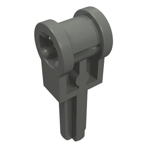 Part 6553 - Technic, Axle 2L with Reverser Handle Axle Connector - De BrickPlaats