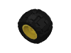 Part 6580c01 - Wheel 43.2 x 28 Balloon Small with Black Tire 43.2 x 28 S Balloon Small (6580 / 6579) - De BrickPlaats