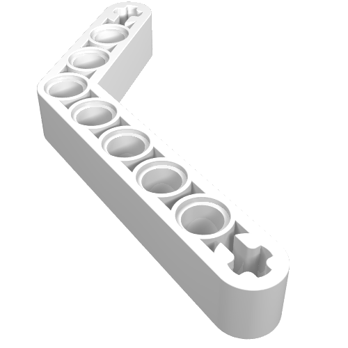 Part 6629 - Technic, Liftarm, Modified Bent Thick 1 x 9 (6 - 4) - De BrickPlaats