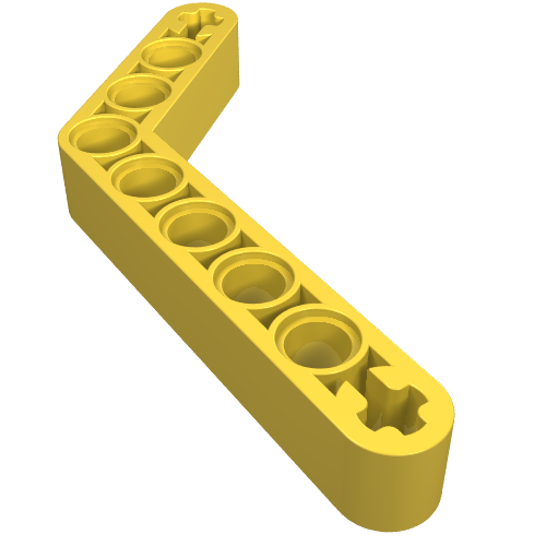 Part 6629 - Technic, Liftarm, Modified Bent Thick 1 x 9 (6 - 4) - De BrickPlaats