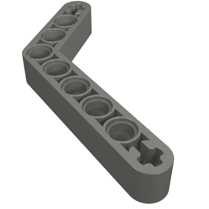 Part 6629 - Technic, Liftarm, Modified Bent Thick 1 x 9 (6 - 4) - De BrickPlaats