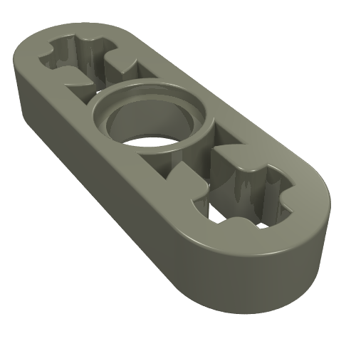 Part 6632 - Technic, Liftarm Thin 1 x 3 - Axle Holes - De BrickPlaats