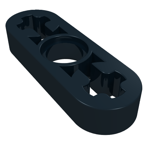 Part 6632 - Technic, Liftarm Thin 1 x 3 - Axle Holes - De BrickPlaats