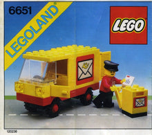 Set 6651 - Post Office Van - De BrickPlaats