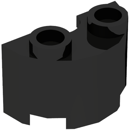 Part 68013 - Cylinder Half 1 x 2 x 1 - De BrickPlaats