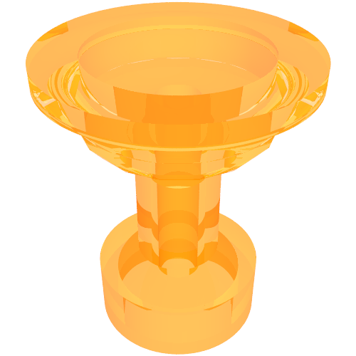 Part 68504 - Minifigure, Utensil Sherbet / Sundae Dish / Cocktail Glass - De BrickPlaats