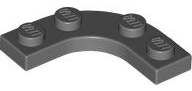 Part 68568 - Plate, Round Corner 3 x 3 with 2 x 2 Curved Cutout - De BrickPlaats