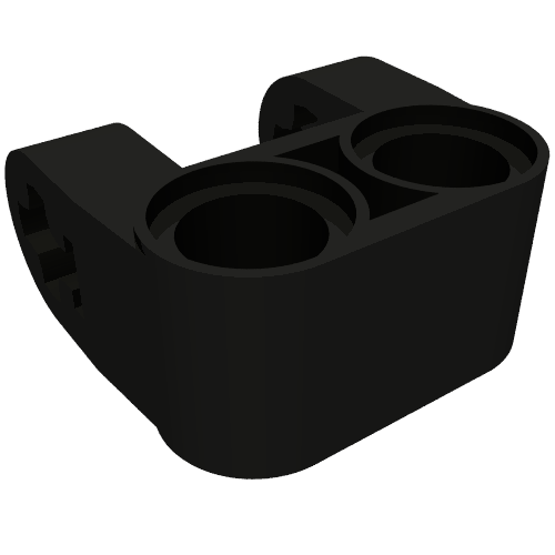 Part 69819 - Technic, Axle and Pin Connector Perpendicular Double Split, Reinforced Sides - De BrickPlaats
