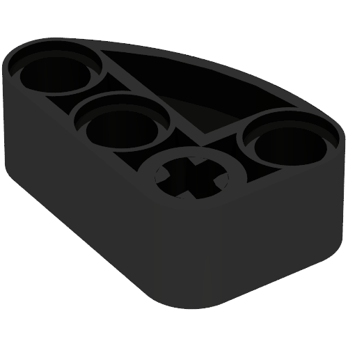 Part 71708 - Technic, Liftarm, Modified L-Shape Quarter Ellipse Thick 2 x 3 - De BrickPlaats