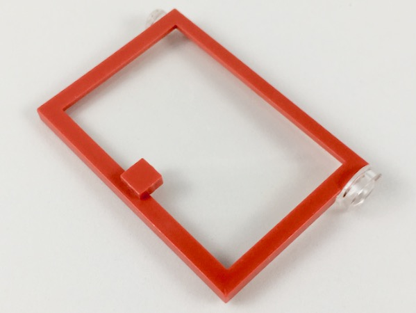 Part 73435c01 - Door 1 x 4 x 5 Right with Trans-Clear Glass - De BrickPlaats