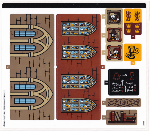 Part 76382stk01 - Sticker Sheet for Set 76382 - (73768/6328966) - De BrickPlaats