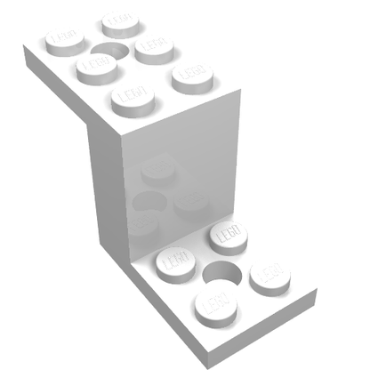 Part 76766 - Bracket 5 x 2 x 2 1/3 with 2 Holes and Bottom Stud Holder - De BrickPlaats