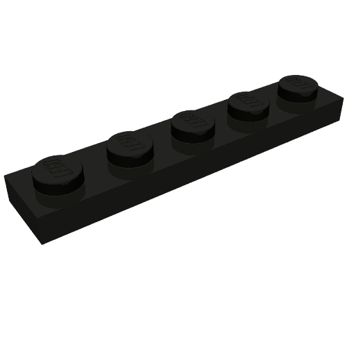 Part 78329 - Plate 1 x 5 - De BrickPlaats