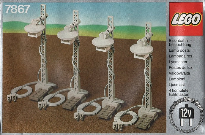 Set 7867 - 12V Train Light Posts - De BrickPlaats