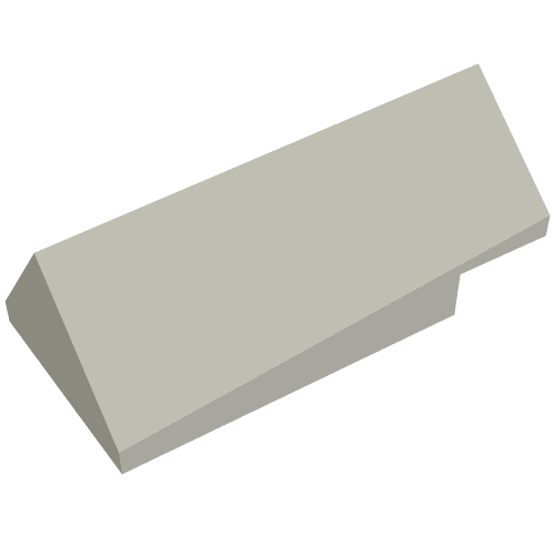 Part 80545 - Slope 45 2 x 4 x 1 1/3 Double, Tapered - De BrickPlaats