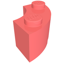 Part 85080 - Brick, Round Corner 2 x 2 Macaroni with Stud Notch and Reinforced Underside - De BrickPlaats