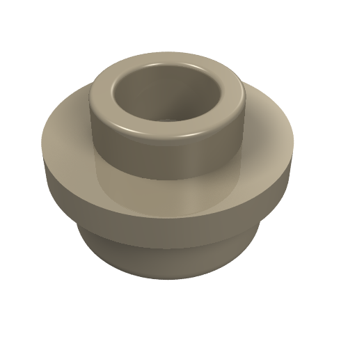 Part 85861 - Plate, Round 1 x 1 with Open Stud - De BrickPlaats
